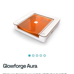 Glowforge Aura Orange Laser Cutter